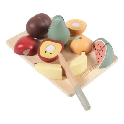 Little Dutch Wooden cutting tray with fruit