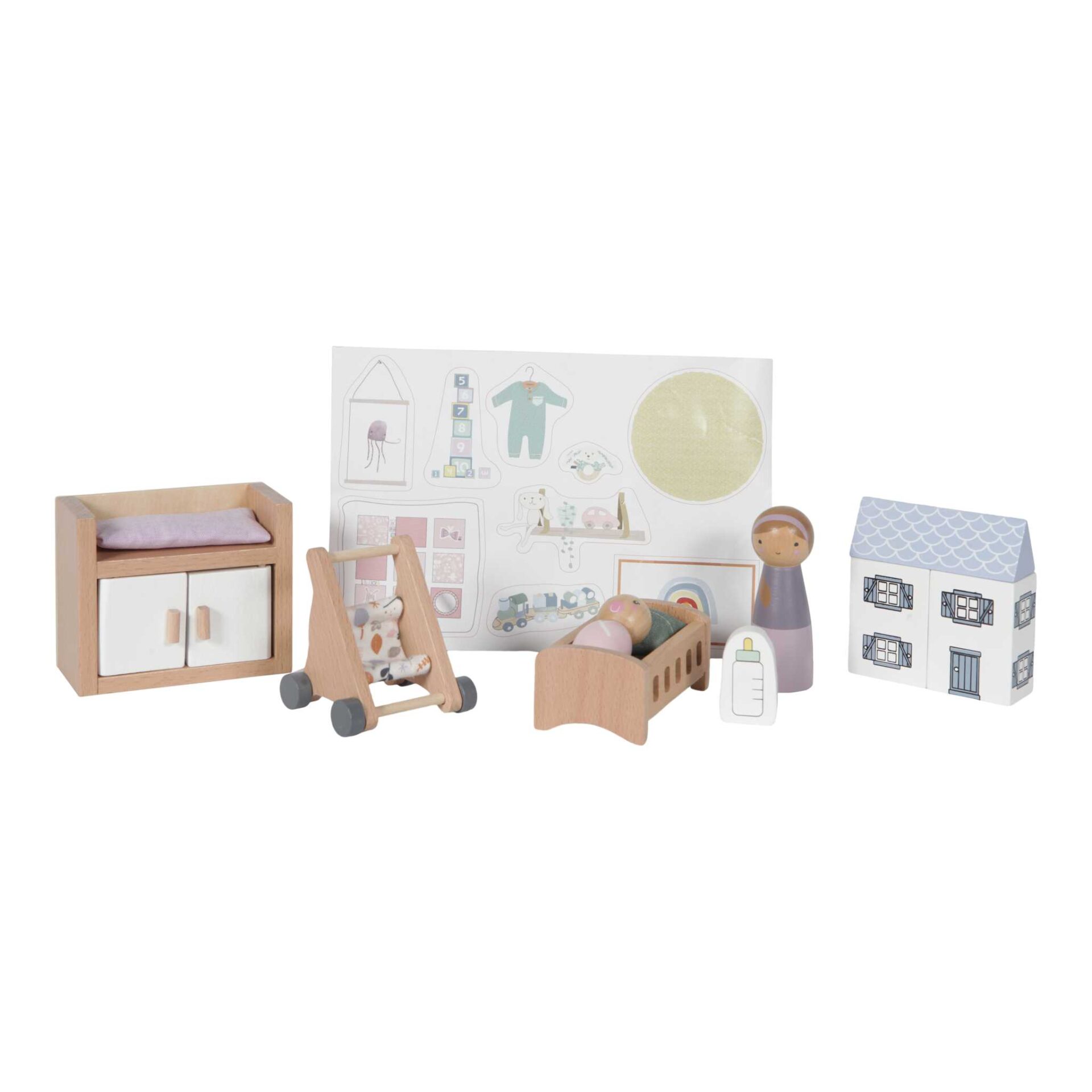 Ideaal Ongedaan maken Gelukkig is dat Little Dutch Baby room set for wooden dollhouse - Sousourada