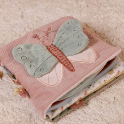 LITTLE DUTCH. Υφασμάτινο βιβλιαράκι δραστηριοτήτων Flowers & Butterflies