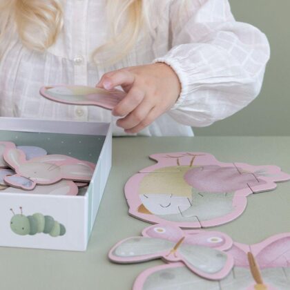 LITTLE DUTCH. Παζλ 6 σε 1 Flowers & Butterflies