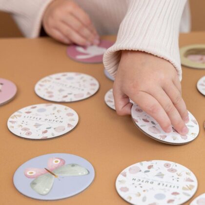 LITTLE DUTCH. Παιχνίδι μνήμης Flowers & Butterflies