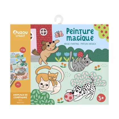 Auzou - My Little Artist’s Activity Kit - Magic Painting Pets