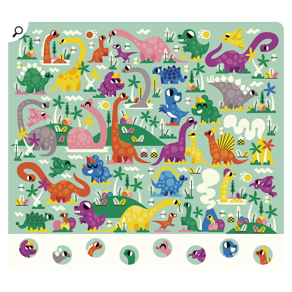 Auzou - My Games Pouch - 20 Games - Dinosaurs