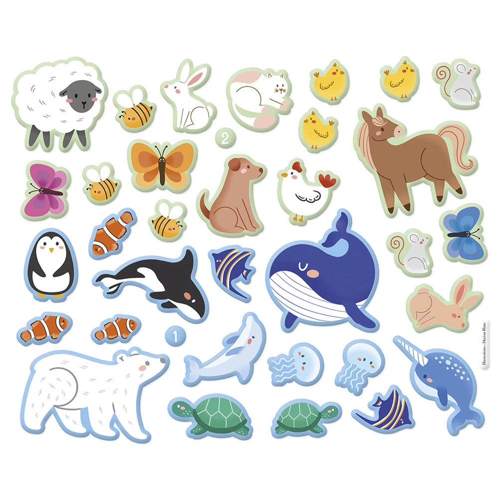 Auzou - My 3D Stickers - Animals