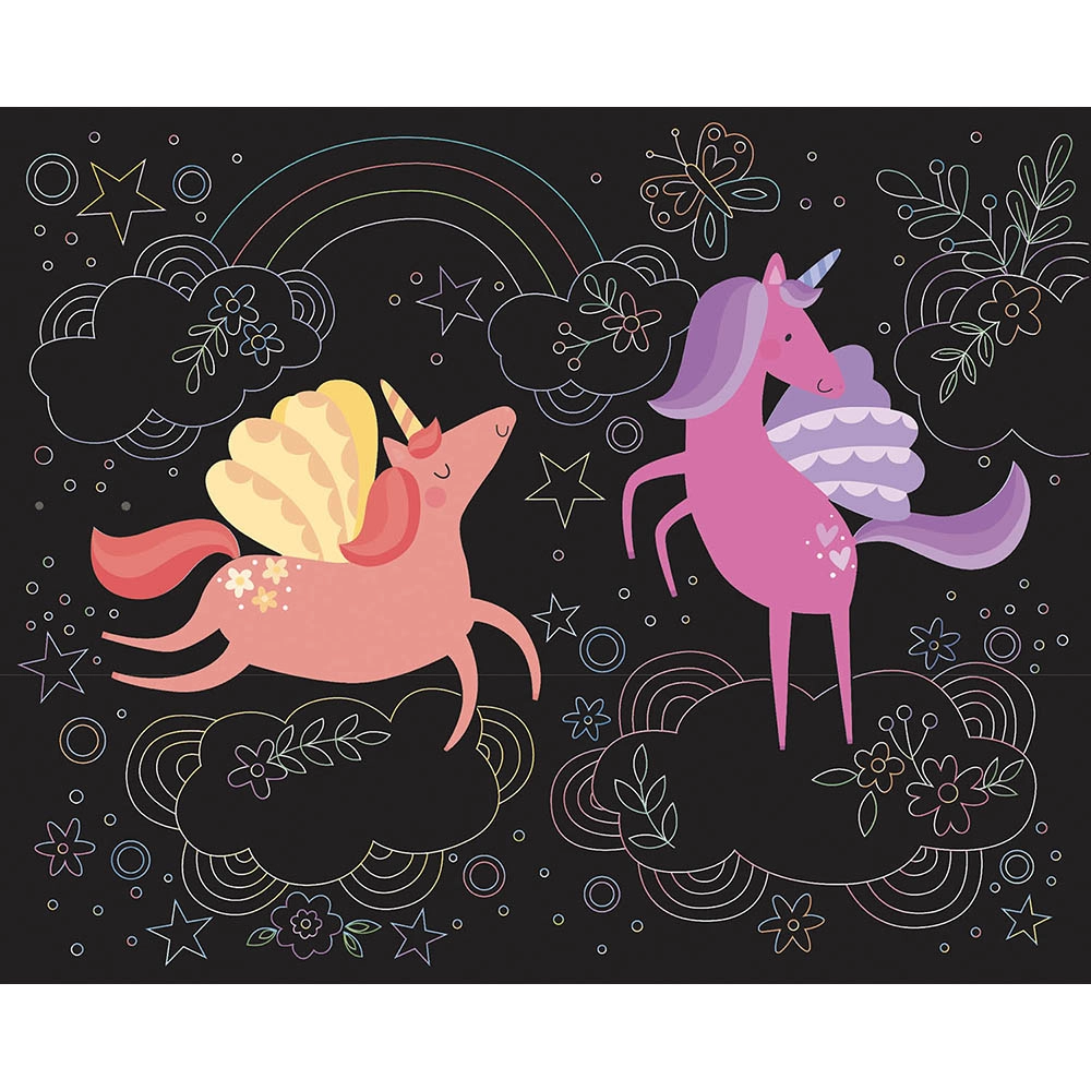 Auzou - My Scratch Art Cards - Unicorns