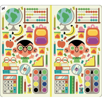 Auzou - My Games Pouch - 20 Games - School