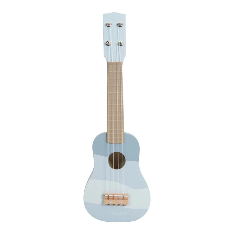 LITTLE DUTCH. Ξύλινη κιθάρα (γαλάζιο)