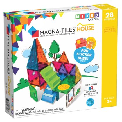Magna-Tiles Μαγνητικό Παιχνίδι 28 κομματιών House