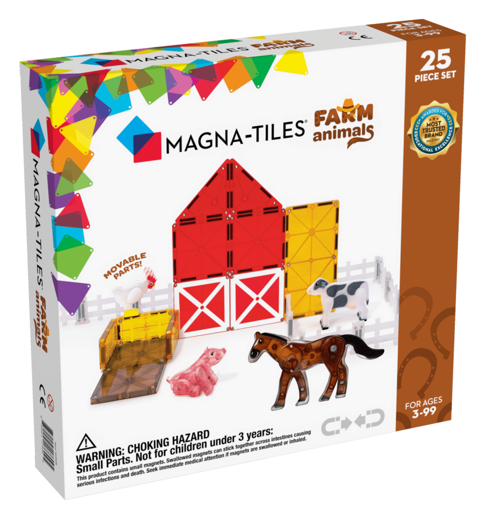Magna-Tiles Μαγνητικό Παιχνίδι 25 κομματιών Farm