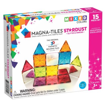Magna-Tiles Μαγνητικό Παιχνίδι 15 κομματιών Stardust