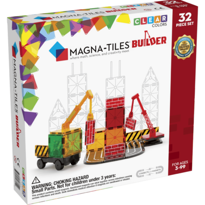 Magna-Tiles Μαγνητικό Παιχνίδι 32 κομματιών Builder