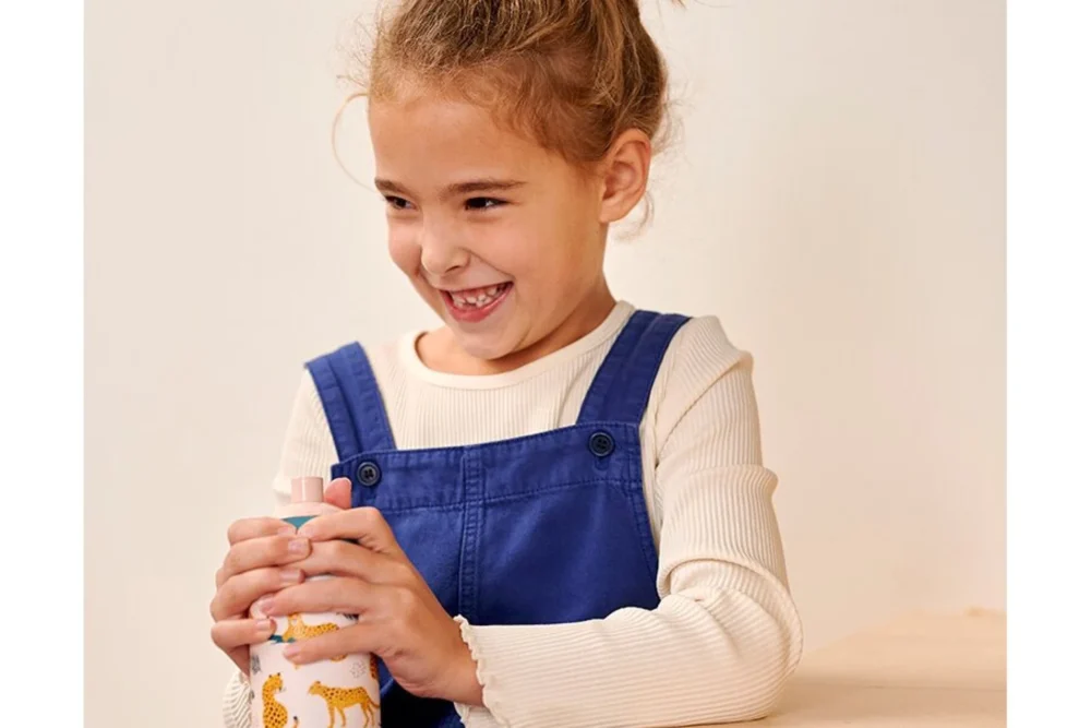 LITTLE DUTCH. Μπουκάλι με pop-up στόμιο Flowers & Butterflies 400ml