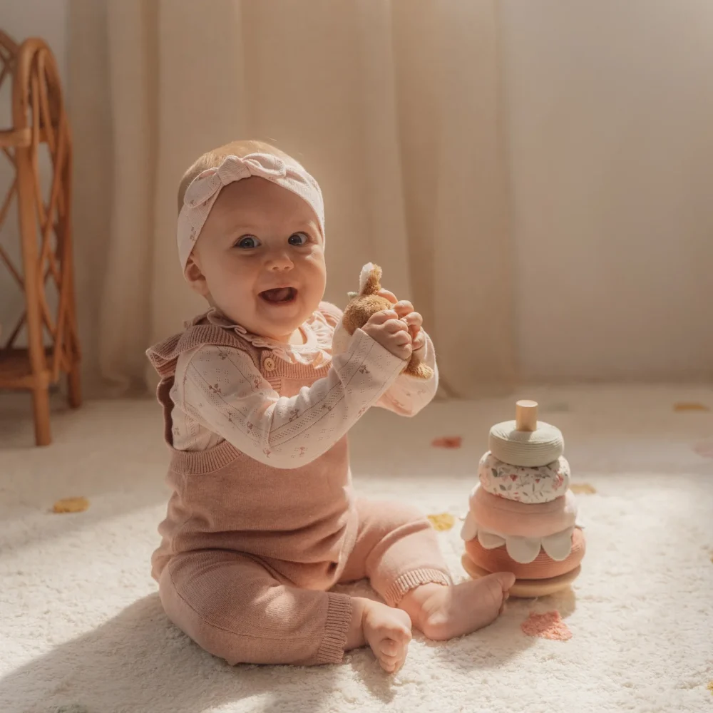 LITTLE DUTCH. Πυραμίδα ταξινόμησης & ταλάντωσης Fairy Garden FSC