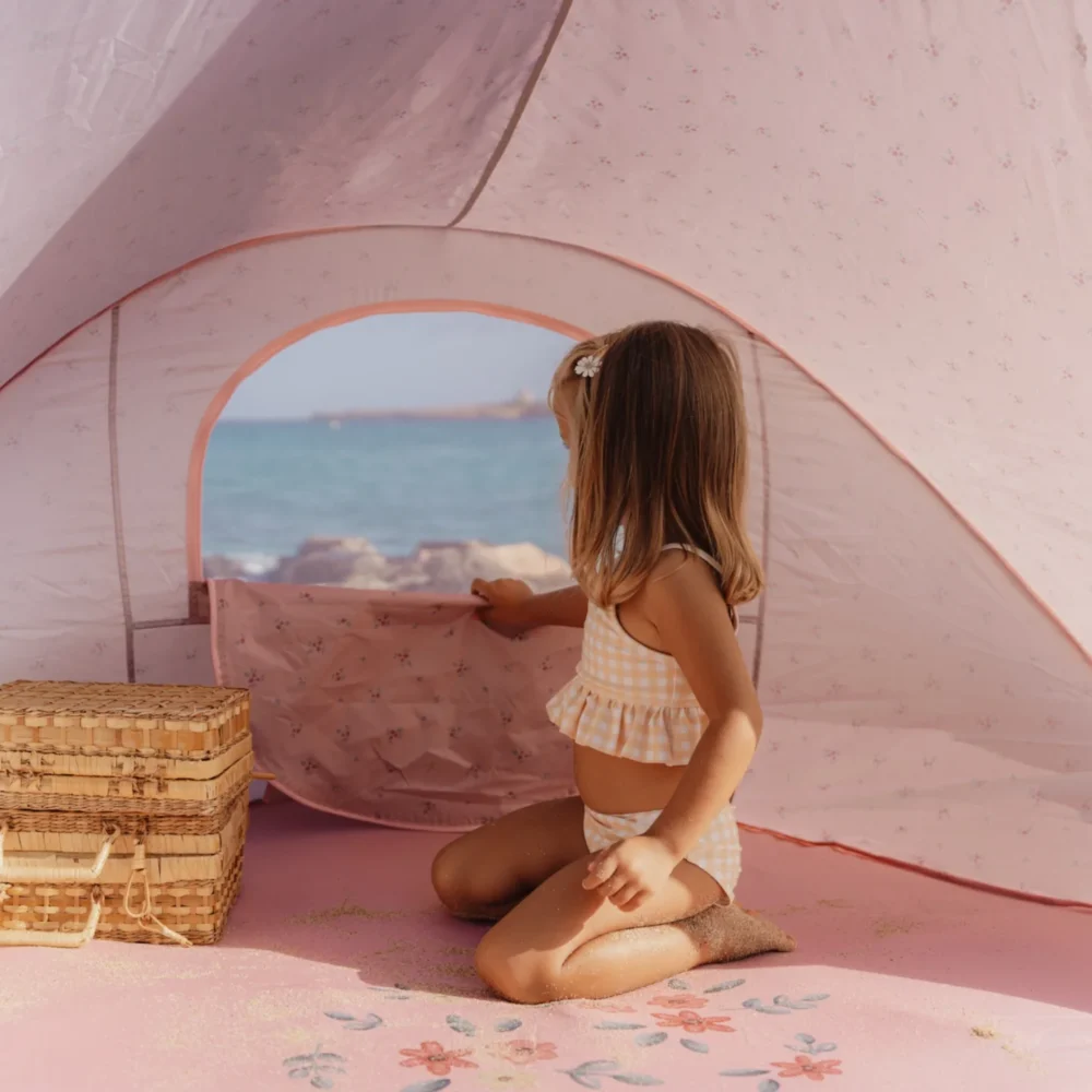 LITTLE DUTCH. Βρεφική τέντα παραλίας Ocean Dreams Ροζ