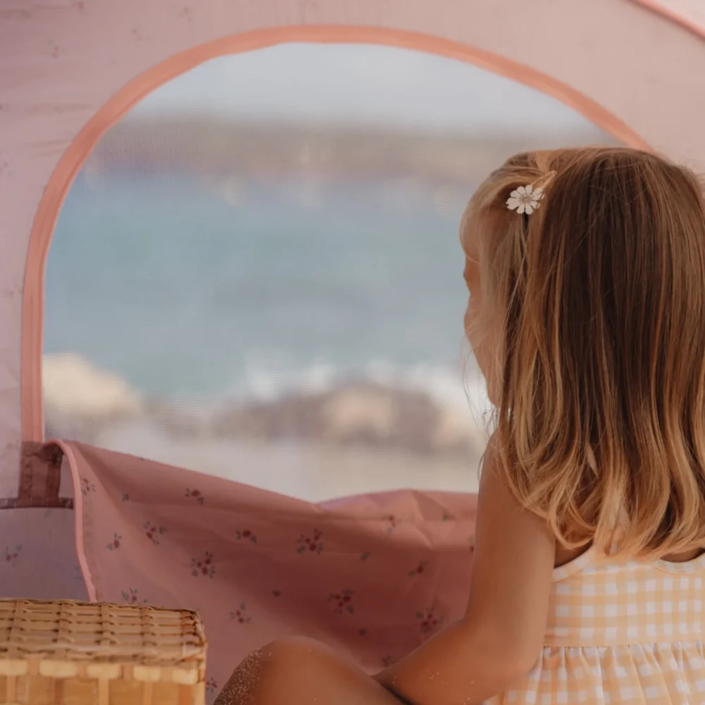 LITTLE DUTCH. Βρεφική τέντα παραλίας Ocean Dreams Ροζ