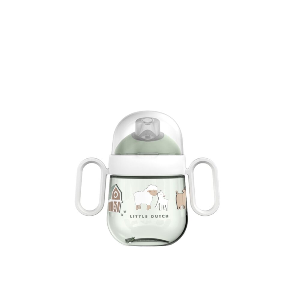 LITTLE DUTCH. Εκπαιδευτικό ποτηράκι με χειρολαβές Mio 200 ml – Little Farm