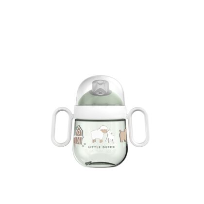 LITTLE DUTCH. Εκπαιδευτικό ποτηράκι με χειρολαβές Mio 200 ml – Little Farm
