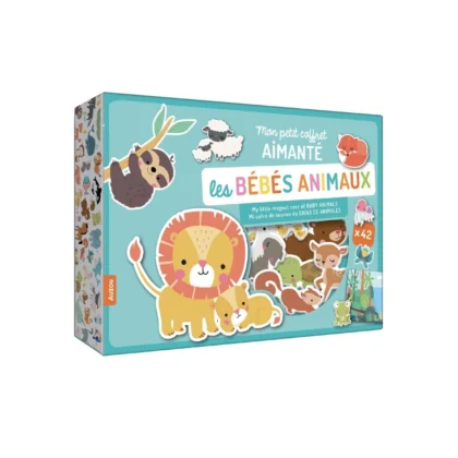 Auzou - My Little Magnet Box - Baby Animals
