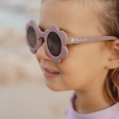 LITTLE DUTCH. Παιδικά γυαλιά ηλίου UV 400 Flower Mauve