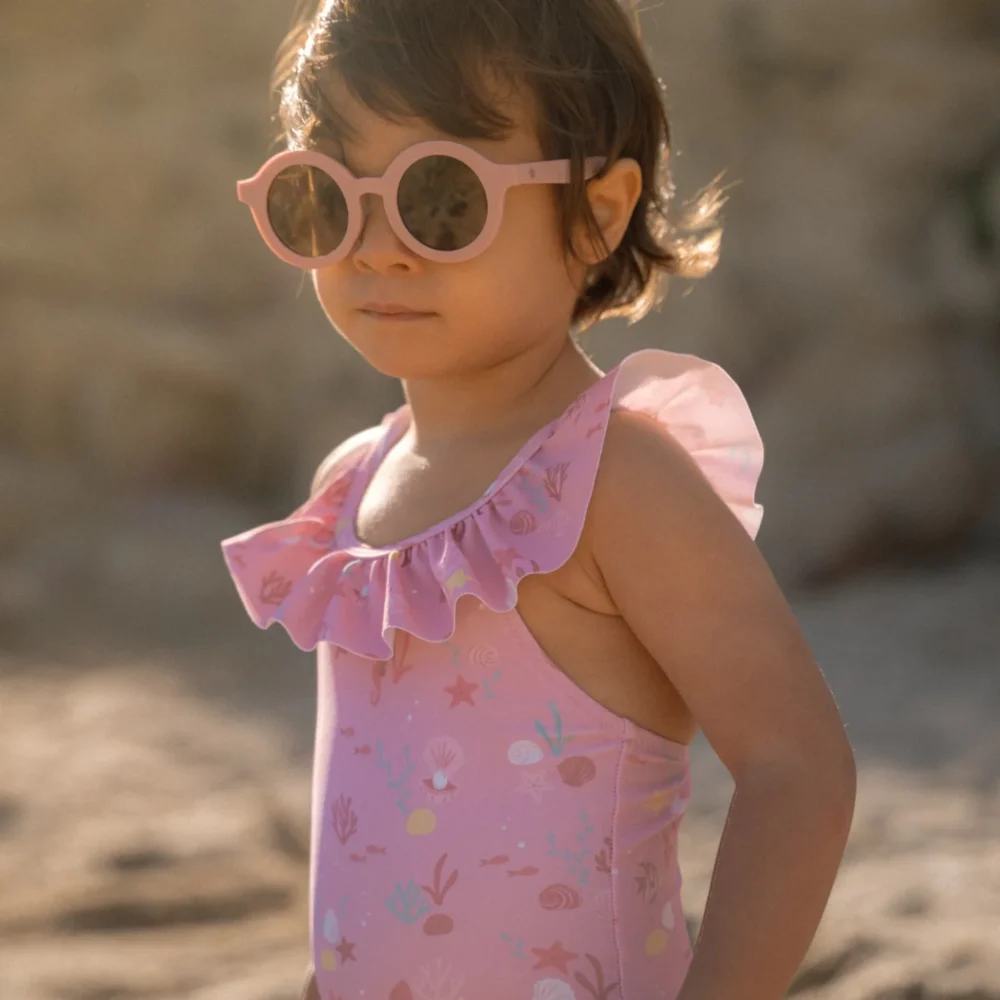 LITTLE DUTCH. Παιδικά γυαλιά ηλίου στρογγυλά Round Soft Pink