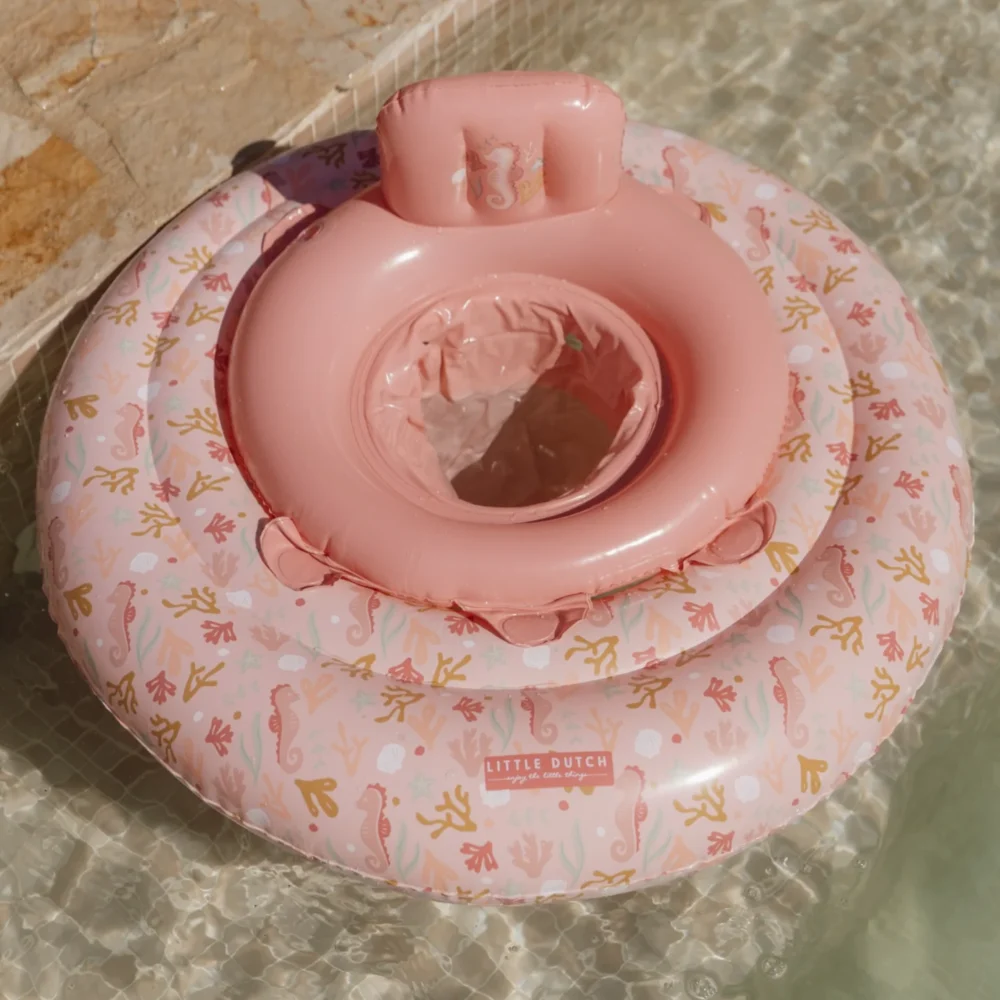 LITTLE DUTCH. Βρεφικό σωσίβιο Ocean Dreams Ροζ