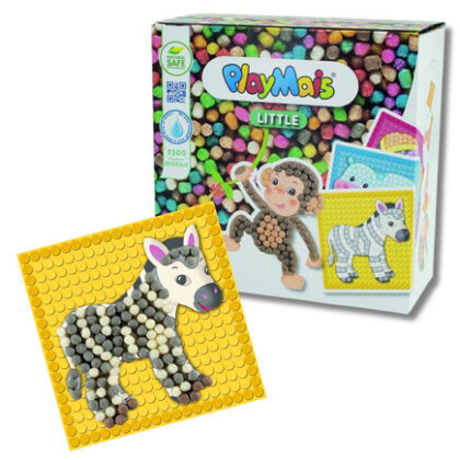 Playmais - Κατασκευές με κάρτες και σφουγγαράκια 6τεμ. Ζοο