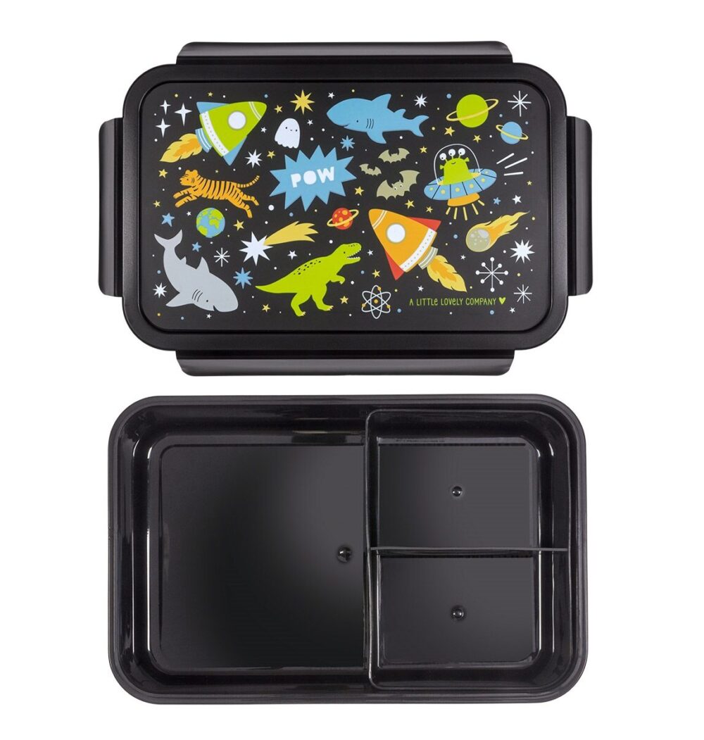 A little lovely company: Δοχείο φαγητού Bento με χωρίσματα 1,2 L - Galaxy