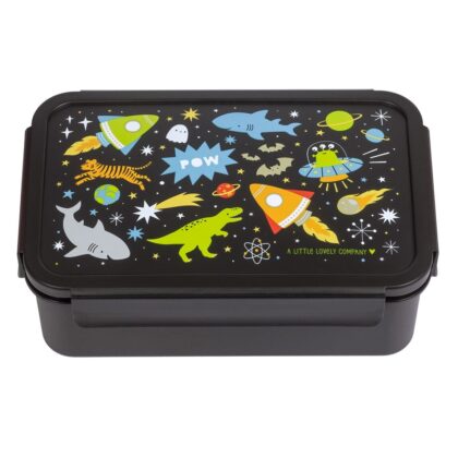 A little lovely company: Δοχείο φαγητού Bento με χωρίσματα 1,2 L - Galaxy