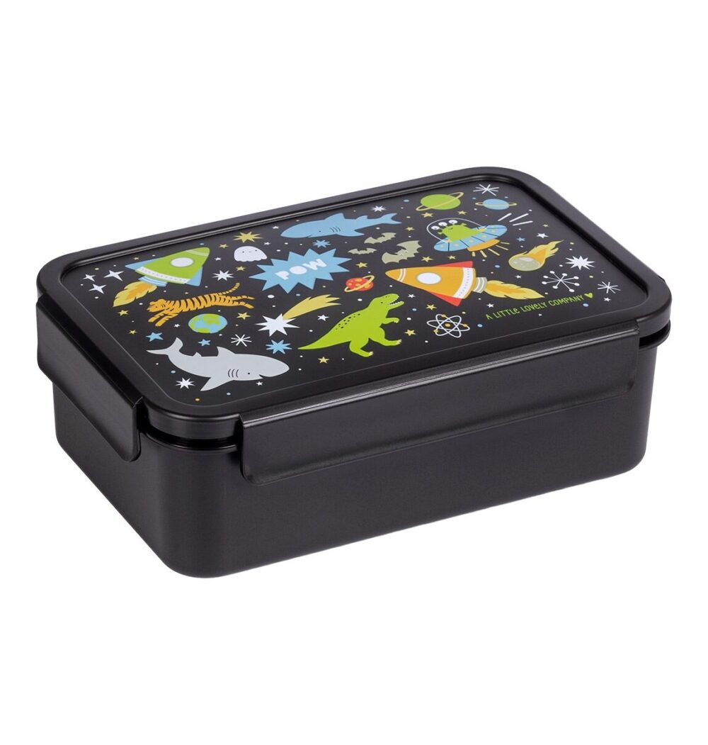 A little lovely company: Δοχείο φαγητού Bento με χωρίσματα 1,2 L - Galaxy