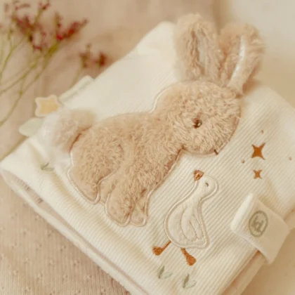 LITTLE DUTCH. Υφασμάτινο βιβλιαράκι δραστηριοτήτων Newborn Naturals GRS