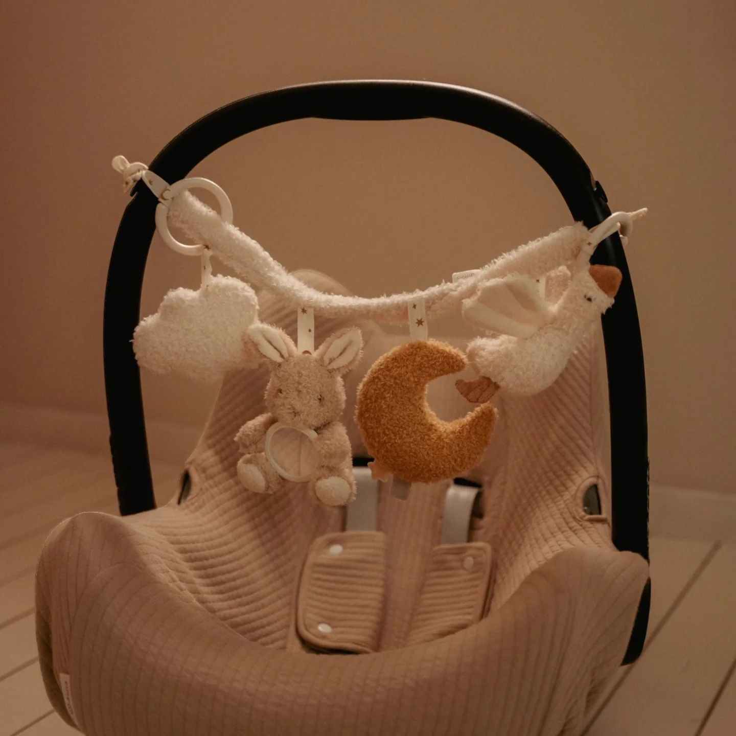 LITTLE DUTCH. Υφασμάτινη γιρλάντα για καρότσι Newborn Naturals GRS