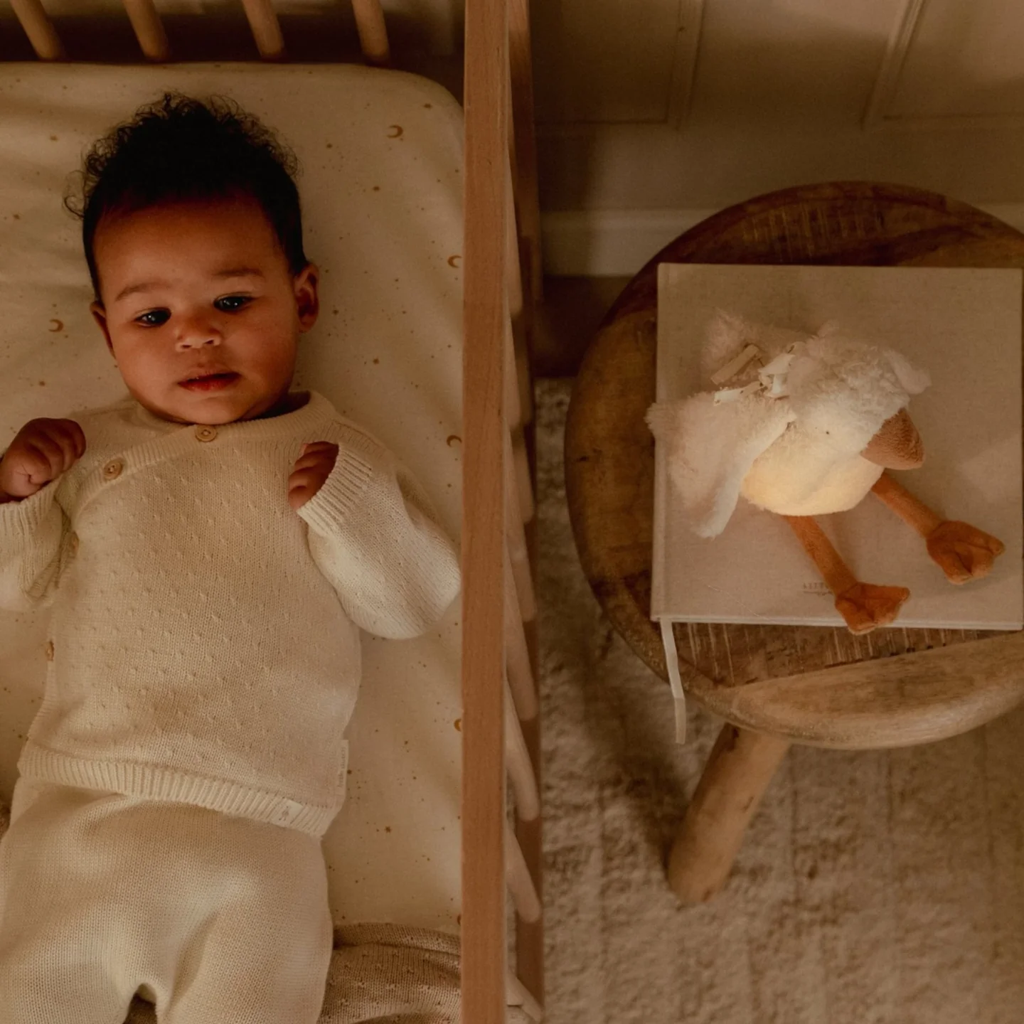 LITTLE DUTCH. Υφασμάτινη χήνα με φωτισμό, λευκούς ήχους & μουσική - επαναφορτιζόμενη